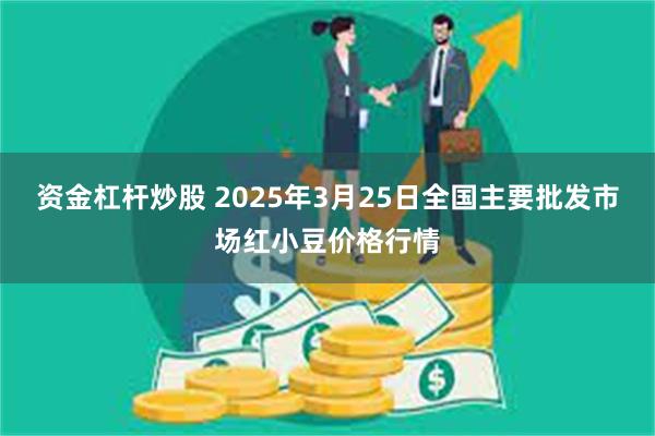 资金杠杆炒股 2025年3月25日全国主要批发市场红小豆价格行情