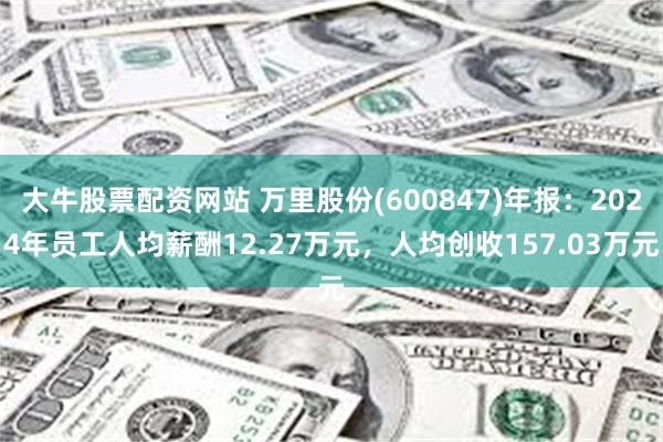 大牛股票配资网站 万里股份(600847)年报：2024年员工人均薪酬12.27万元，人均创收157.03万元