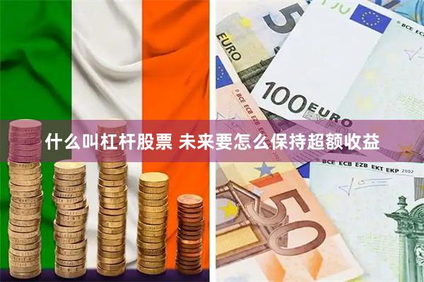 什么叫杠杆股票 未来要怎么保持超额收益