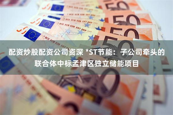 配资炒股配资公司资深 *ST节能：子公司牵头的联合体中标孟津区独立储能项目